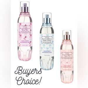 Blooms and Bows Hair and Body Fragrance Mist - Choose 1